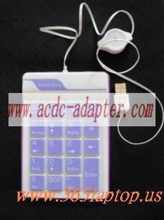 Retractable USB Silicone Number Keyboard for PC/Laptop Purple